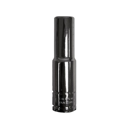 K-Tool International 3/8" Drive, 9mm Metric, Socket, 12 Points, Chrome 3/8" Drive, 9mm, 12Pt KTI-27409